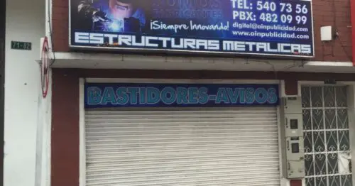 ESTRUCTURAS METALICAS  AIN PUBLICIDAD